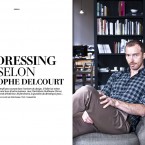 Christophe Delcourt, designer, design, Paris, furniture, mobilier, L'Optimum, portrait, bibliothèque, library